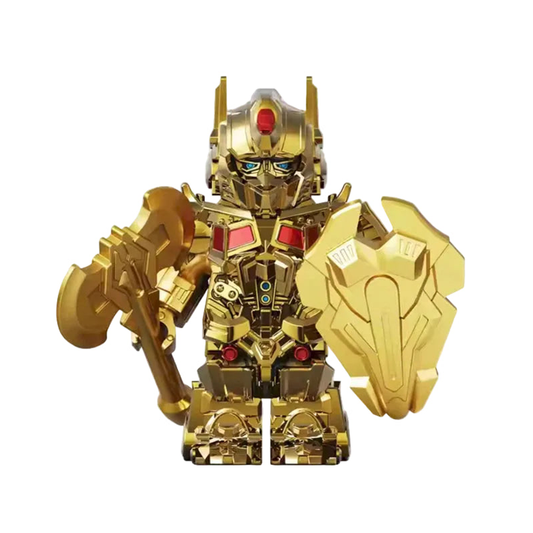 Gold Optimus Prime Custom Minifig