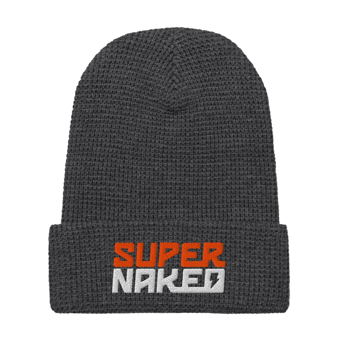 SUPERNAKED Stacked Knit Waffle Beanie