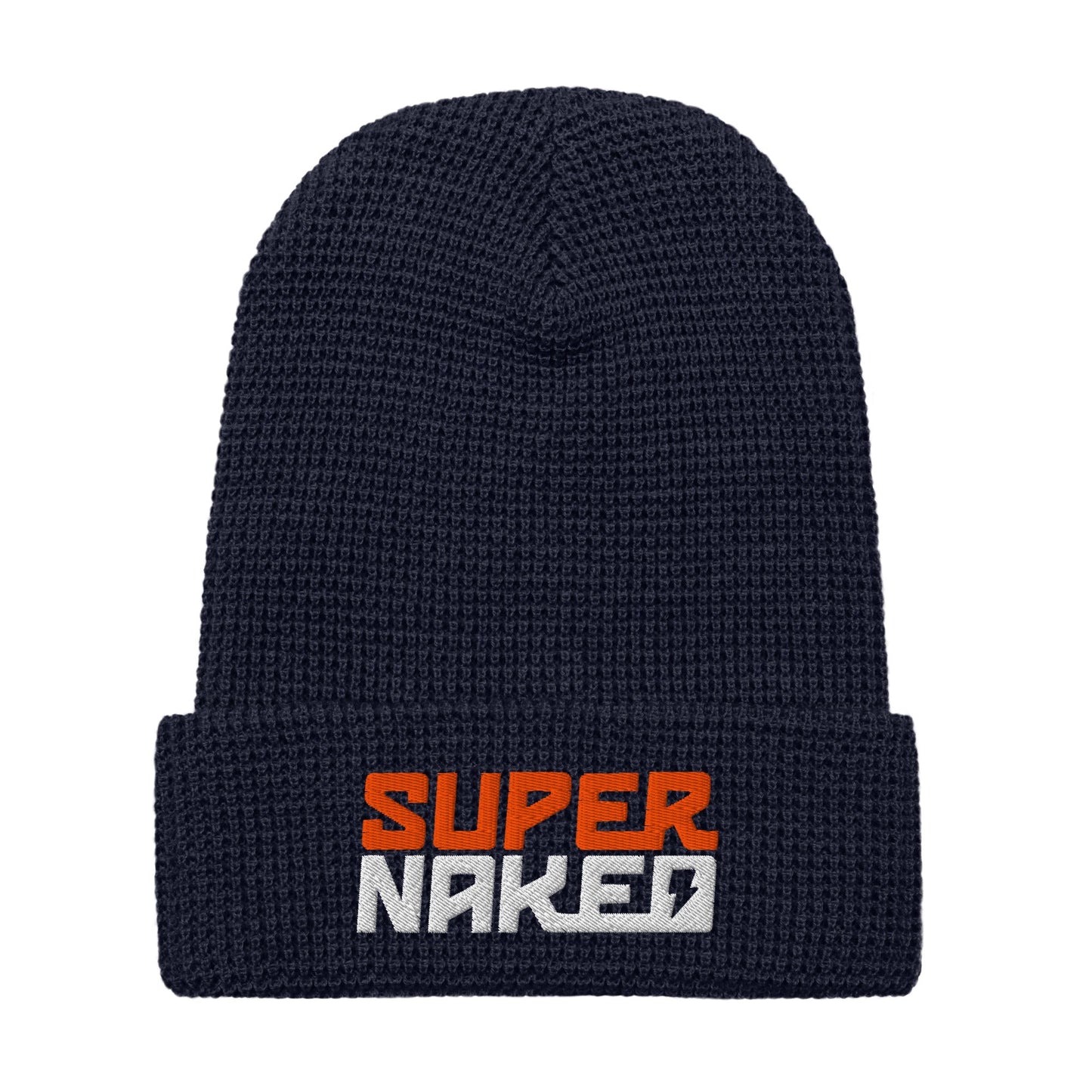 SUPERNAKED Stacked Knit Waffle Beanie